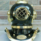 U.S Navy Mark IV Divers Mini Diving Helmet Gift Item Brass Black Finish Scuba